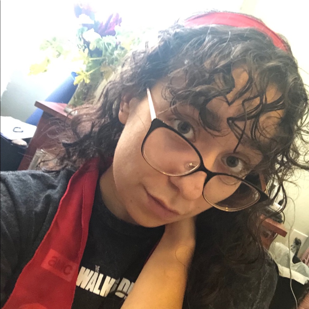 Red Headband Tie Scarf Neck-tie